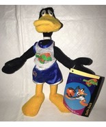 Daffy Duck Space Jam Warner Bros 9&quot; Plush Soft Toy Stuffed Animal 1996 NWT - £12.01 GBP