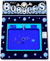 Bubble Classic Williams Arcade Marquee Game Room Cave Wall Decor Metal T... - £9.37 GBP