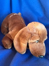 Russ Berrie THE DACHSHUND Chesnut Plush Brown Puppy Dog Stuffed Animal –... - £11.87 GBP