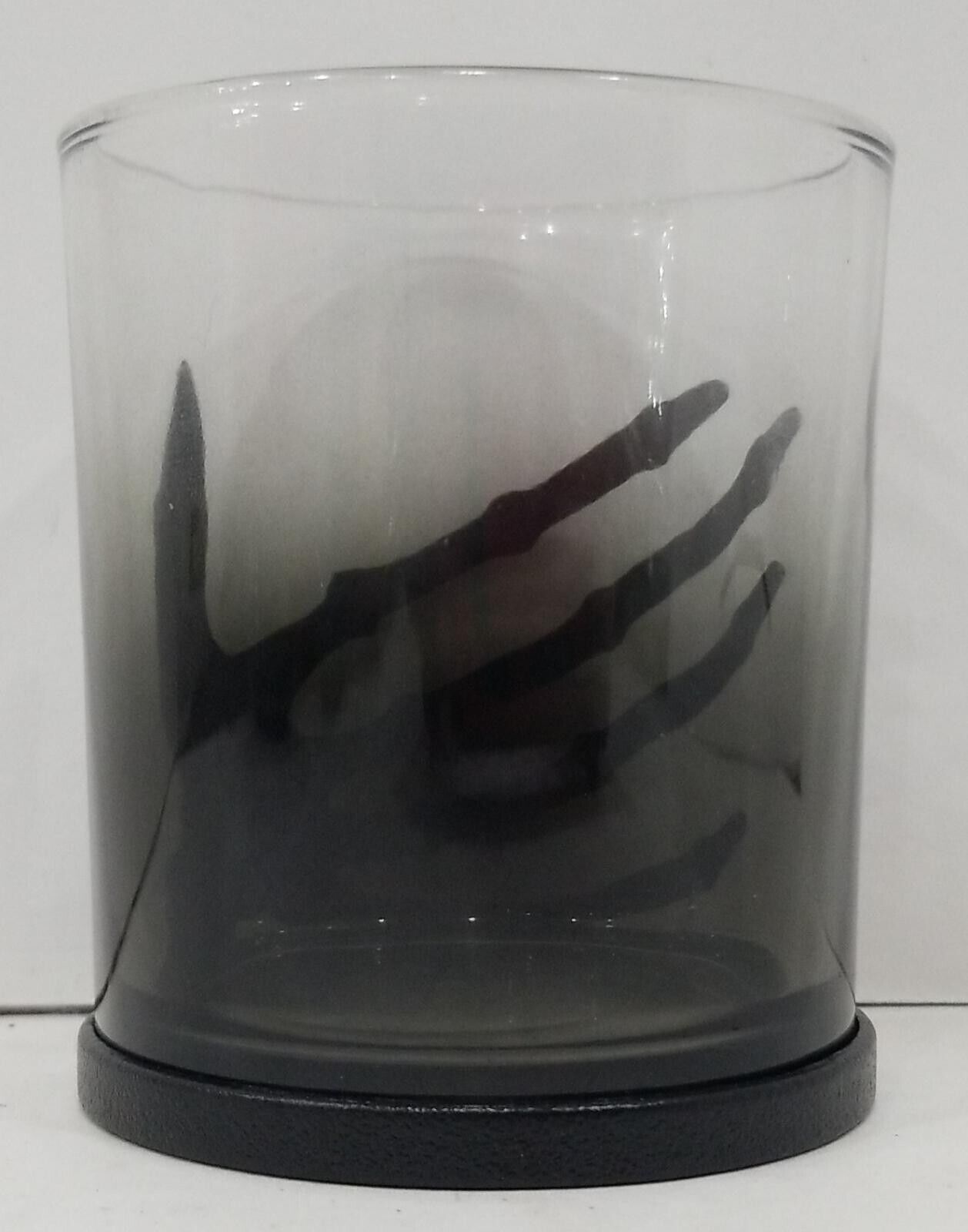 Way to Celebrate Skeleton Whiskey Glassware, Smoked Ombre Glass Black 10 fl oz. Item image 3
