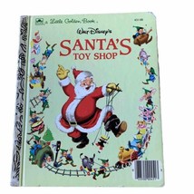 A Little Golden Book Disney’s Santa’s Toy Shop Al Dempster Christmas Vintage - £7.00 GBP
