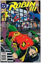 1993 Robin III Cry of the Huntress Vol. 3 No. 6 Murder Ink DC Comic Book - £4.42 GBP