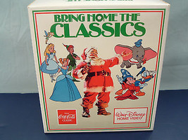 Walt Disney Rare Coca Cola promo item  pack 6 vhs bring home the classic... - $326.29