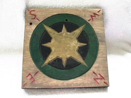 Leo R Smith, Woodsman Santa STAND ONLY, Midwest, wooden 7 1/2&quot; square - $30.00