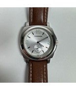 Tourneau Stainless Steel Watch Swiss Made Seconds Hand Subdial Fresh Bat... - $1,805.99 MXN