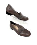 Clarks Collection Womens Gray Leather Slip on Loafer, Size 8.5 - $566.62 MXN