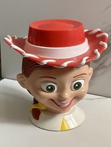 Disney On Ice Toy Story Jessie Plastic Mug Collectible Cup Flip Cowgirl Hat Lid - £7.41 GBP