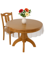 70&quot; Round Clear Tablecloth Protector – Heavy Duty Vinyl Cover with Hemme... - €9,30 EUR