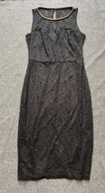 Jessica Simpson Black Lace Dress, Size 6 – Elegant Midi Dress with Lining - $22.14