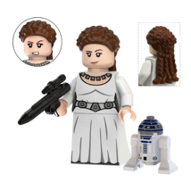 Gift Star Wars Princess Leia TV8078 Minifigures Custom Toys - £4.56 GBP