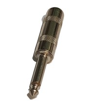 SWITCHCRAFT 1/4&quot; SHIELDED MONO 2-COND AUDIO PHONO PLUG w/ CABLE CLAMP - $5.13