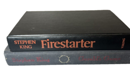 Stephen King Books Lot 2 Books Hardcover Firestarter and Gerald&#39;s Game - $11.30