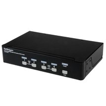 StarTech.com 4-Port KVM Switch for DVI Computers - 1U Rack-Mount KVM Switch with - £226.33 GBP