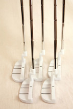 New Wholesale Golf Fund Raiser Events 5 Pc New White Putter Putters Business 34&quot; - £145.53 GBP