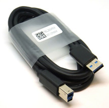 Dell USB 3.0 Type A to B Cable M/M 6&#39; Long Printer Scanner 5KL2E22501 - £11.25 GBP