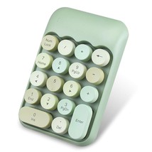 2.4G Wireless Number Pad,Portable Cute 18-Round Key Keypad Financial Acc... - $35.99