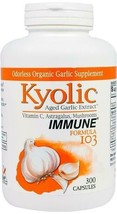 Kyolic Aged Garlic Extract Formula 103 Immune Formula, 300 Capsules - £26.48 GBP