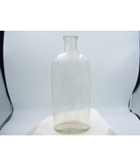 PA2 - 1910&#39;s Lydia Pinkham&#39;s Medicine Lynn Mass CLEAR 8 1/8&quot; Medicine Bo... - $7.00
