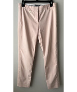 Karl Lagerfeld Pink Cotton Double Weave Trouser Ankle Pant 6 - £31.13 GBP