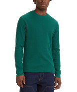 LEVIS Mens Waffle Knit Thermal Long Sleeve T Shirt Evergreen Sz Small $4... - £21.20 GBP
