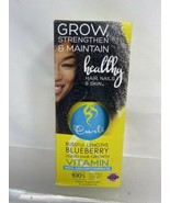 Curls Blissful Lengths Blueberry Liquid Hair Growth Nails Vitamin Absorp... - $299.09 MXN