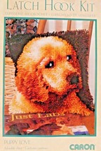 Wonder Art Latch Hook Kit Puppy Love 12&quot; X 12&quot; Adorable Labs Crochet 4670 Dog - £27.49 GBP