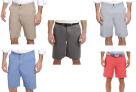 Jachs Men&#39;s Flat Front Chino Shorts - £13.34 GBP