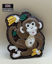 MONKEY WITH BANANAS CHALA PAL KEY FOB COIN PURSE KEYCHAIN - $343.11 MXN
