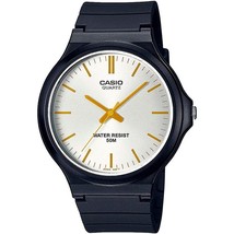 Casio MW240-7E3 Unisex Classic Analog Black &amp; Gold Resin Watch - £32.88 GBP