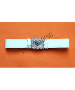Waist Belt Chrome Buckle White Leather For Piper/Drummer Adjustable   - £56.83 GBP+