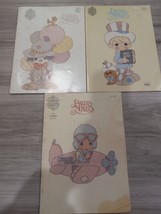 Vintage Precious Moments Cross Stitch Pattern Books Lot Of 3 - $10.99
