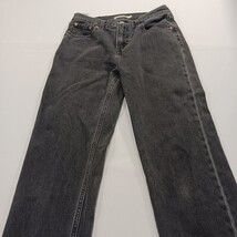 Levis Low Pro Straight Women's Black Cotton Jeans Size 26 (26×30) image 13