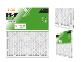20 x 25 x 1 Standard Pleated Air Filter FPR 5, 3-Pack, Air Filters Replacement - £12.52 GBP