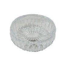 Libbey Brilliant Period Cut Crystal Bowl 8&quot; Buzzsaw Centerpiece Candy Tr... - £27.80 GBP