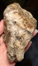 white Quartz crystal Rock nugget stone 14 oz raw quartz fish tank rocks  - £7.85 GBP