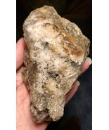 white Quartz crystal Rock nugget stone 14 oz raw quartz fish tank rocks  - £8.00 GBP
