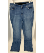 Chico&#39;s Womens Jeans Size 2R US 12R Blue Medium Wash 34x29 Denim Pants - $439.88 MXN