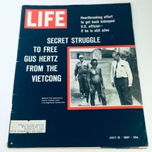 VTG Life Magazine July 21 1967 - Secret Struggle To Free Gus Hurtz From Vietcong - £10.46 GBP