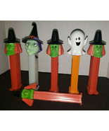 Vintage Pez Candy Lot 6 Halloween 5 Witch and 1 Ghost U147 - £15.97 GBP