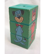 Vintage 1996 ARBY&#39;S Hanna Barbera Huckleberry Hound  3&quot; CUBE PUZZLE TOY - $12.38