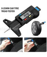 Car Digital Depth Measure Gauge Tyre Tread Brake Pad Shoe Caliper LCD Di... - $182.18 MXN