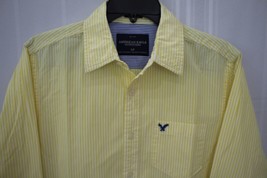 American Eagle Outfitters Men&#39;s Long Sleeve Button Front Shirt Size S - £13.23 GBP