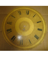 SUNBURST Clock Dial on Board  Roman Numbers 12 3/8&quot; - £26.19 GBP