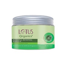 Lotus Organics+ Blissful Renewal Mask 50 gm Face Soft Skin Glow Detoxify Care - £22.82 GBP