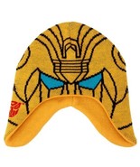 The Transformers Bumblebee Image Knitted Laplander Beanie Hat, NEW UNWORN - £10.82 GBP