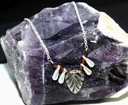 Natural Bear Quartz Gemstone Handmade Necklace Solid 925 Silver Gift Jewelry - £5.26 GBP