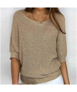 Three Quarter Sleeve Sweater - $35.95