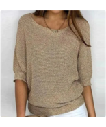 Three Quarter Sleeve Sweater - £28.67 GBP