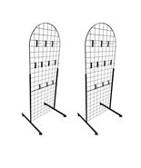 Only Hangers Heavy Duty 2'x 5.5' Arched Gridwall Art Party Display with ... - $79.99