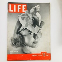 VTG Life Magazine February 12 1940 Orchid Valentine Headdress No Label - £11.32 GBP